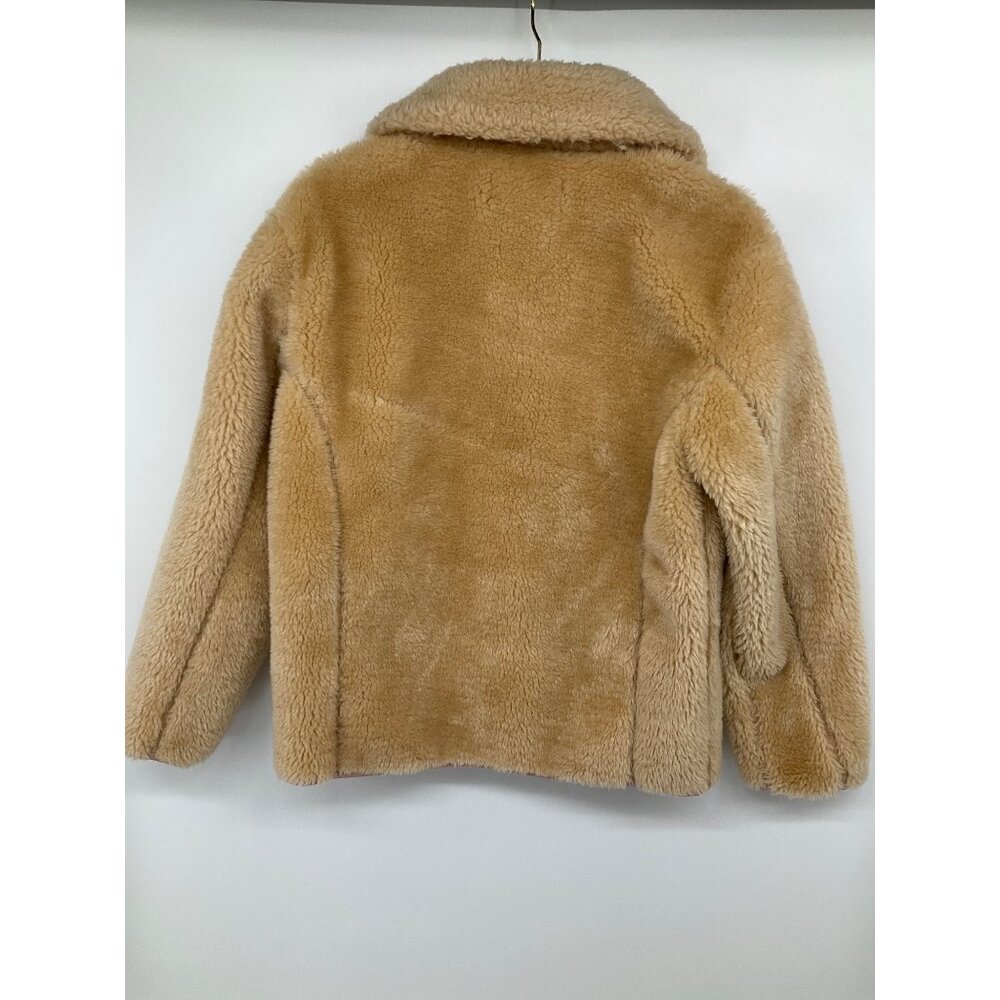 COACH Sherpa Zip-Up Jacket size XS Cream  Excellent Condition! - Picture 7 of 13
